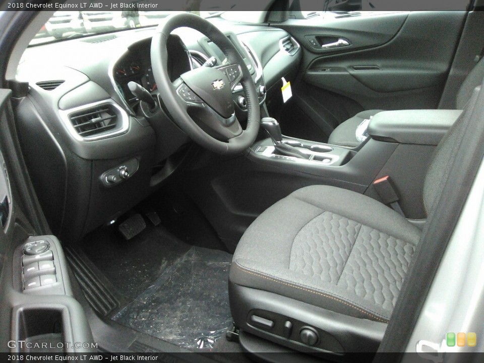 Jet Black Interior Front Seat for the 2018 Chevrolet Equinox LT AWD #119995062