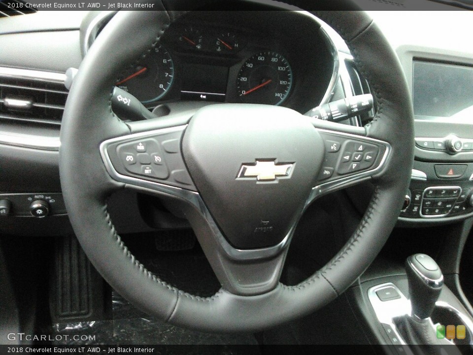 Jet Black Interior Steering Wheel for the 2018 Chevrolet Equinox LT AWD #119995095