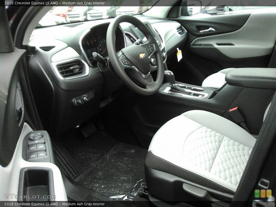 Medium Ash Gray Interior Front Seat for the 2018 Chevrolet Equinox LS AWD #119996481