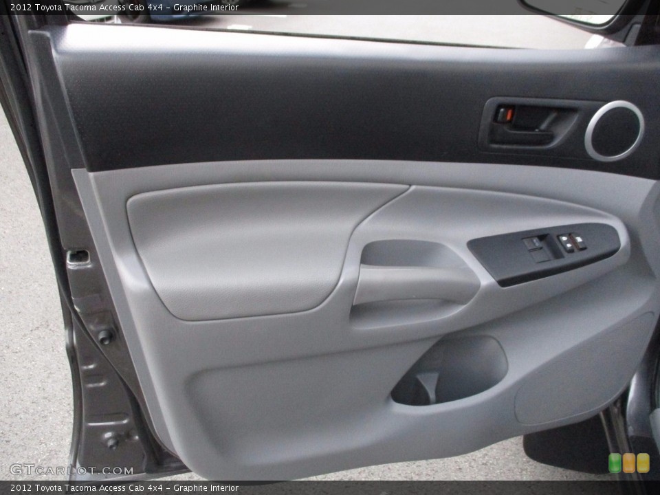 Graphite Interior Door Panel for the 2012 Toyota Tacoma Access Cab 4x4 #119997348