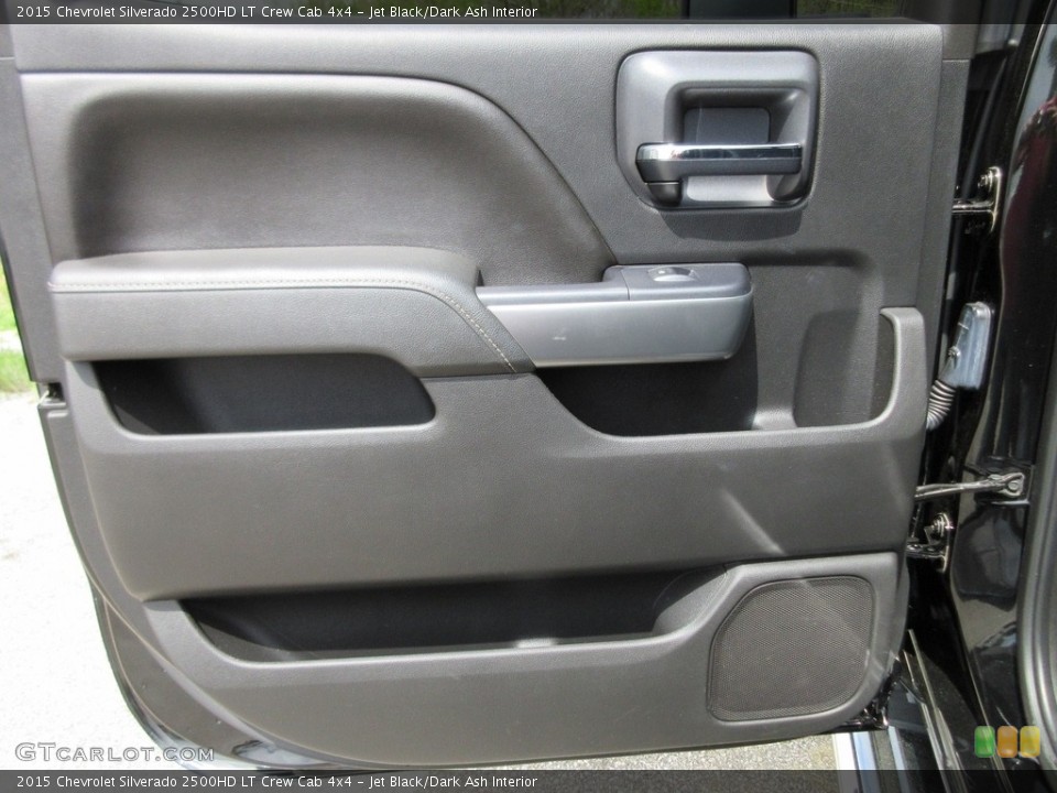 Jet Black/Dark Ash Interior Door Panel for the 2015 Chevrolet Silverado 2500HD LT Crew Cab 4x4 #119998083