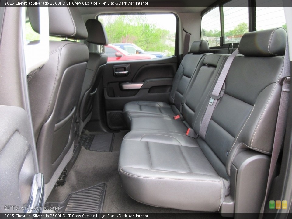Jet Black/Dark Ash Interior Rear Seat for the 2015 Chevrolet Silverado 2500HD LT Crew Cab 4x4 #119998134