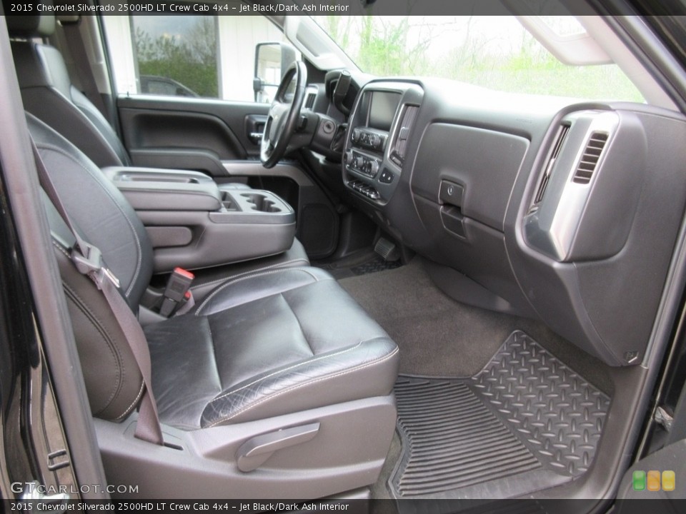 Jet Black/Dark Ash Interior Front Seat for the 2015 Chevrolet Silverado 2500HD LT Crew Cab 4x4 #119998242
