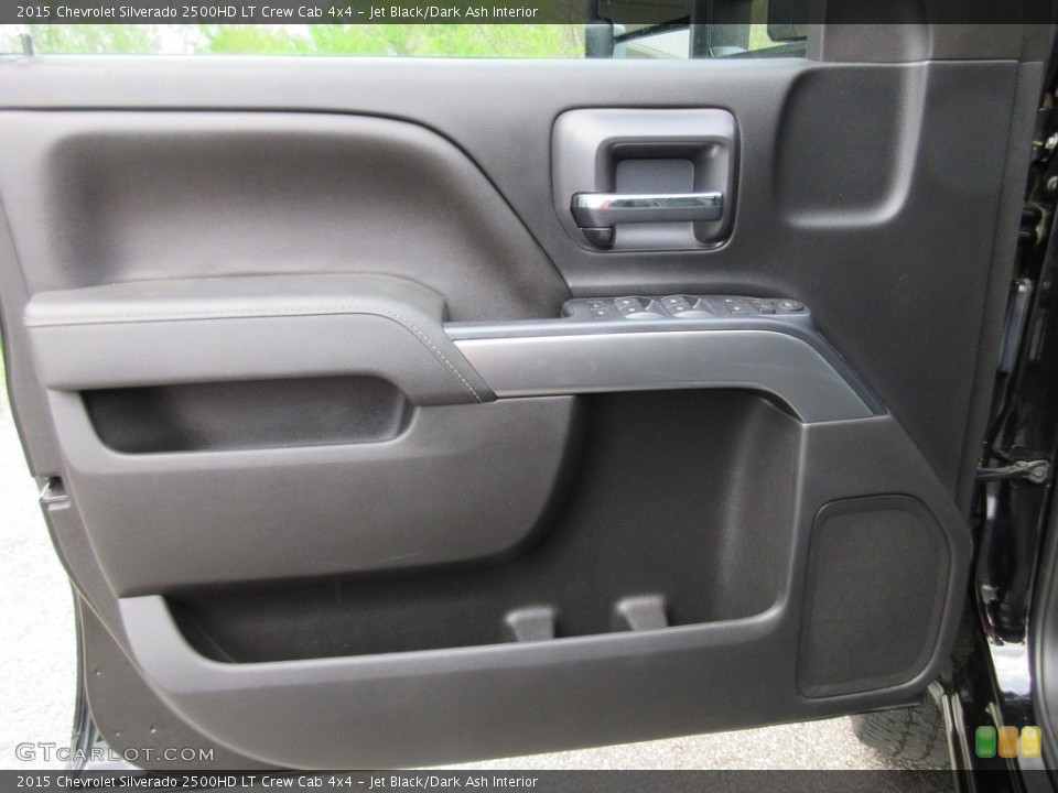 Jet Black/Dark Ash Interior Door Panel for the 2015 Chevrolet Silverado 2500HD LT Crew Cab 4x4 #119998326
