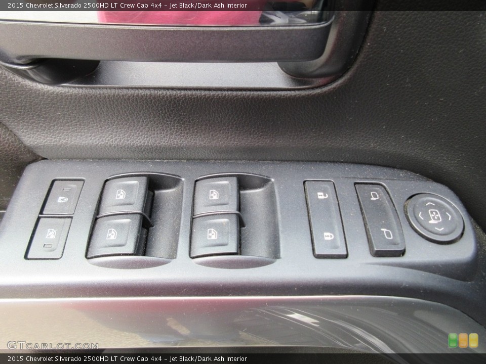Jet Black/Dark Ash Interior Controls for the 2015 Chevrolet Silverado 2500HD LT Crew Cab 4x4 #119998356