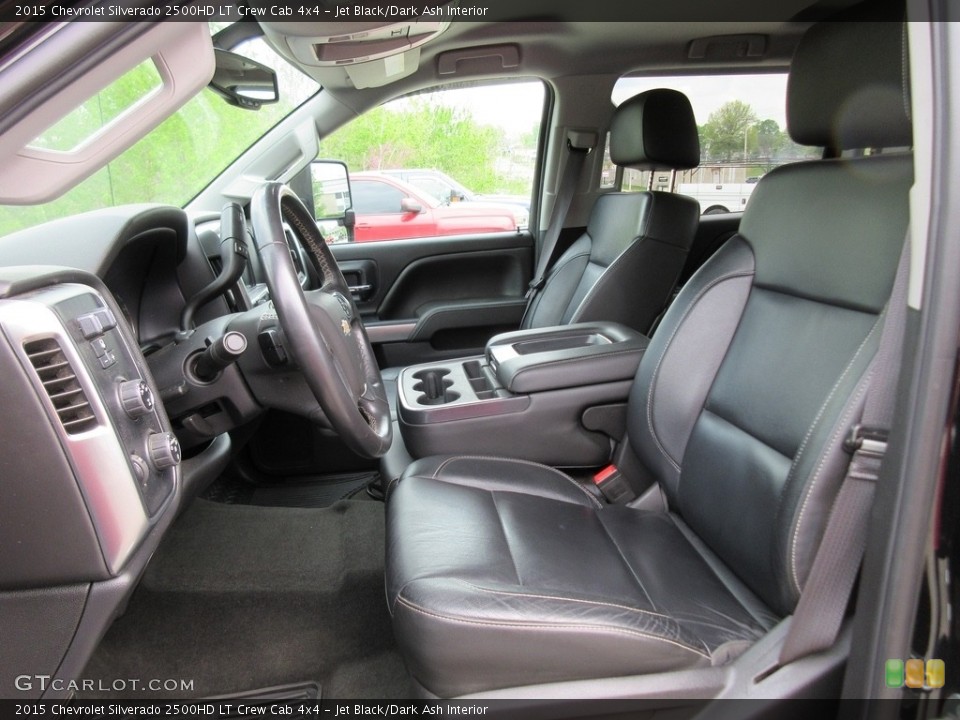Jet Black/Dark Ash Interior Front Seat for the 2015 Chevrolet Silverado 2500HD LT Crew Cab 4x4 #119998374
