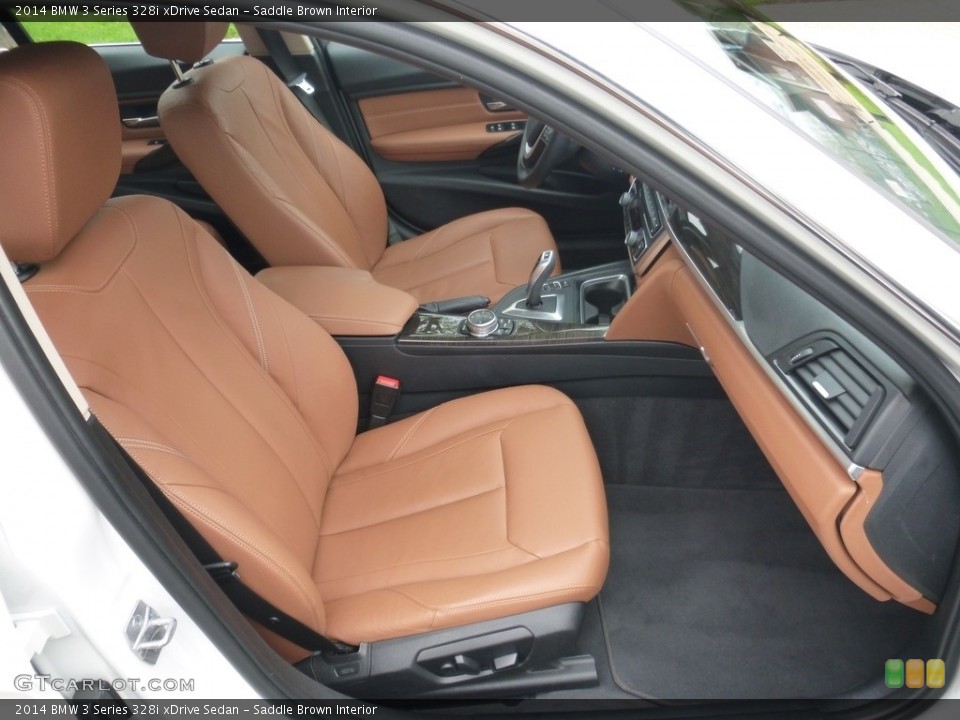 Saddle Brown Interior Front Seat for the 2014 BMW 3 Series 328i xDrive Sedan #119999577