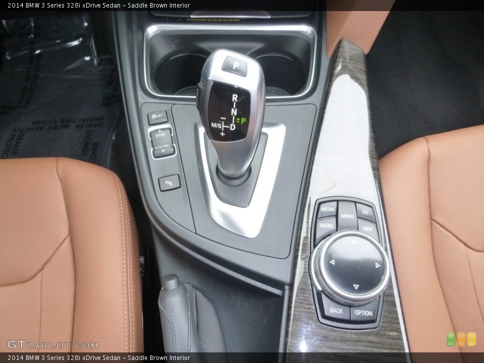 Saddle Brown Interior Transmission for the 2014 BMW 3 Series 328i xDrive Sedan #119999934