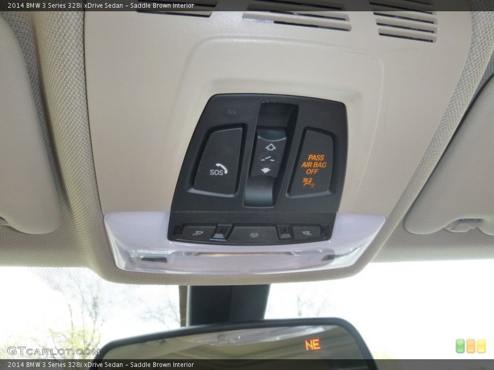 Saddle Brown Interior Controls for the 2014 BMW 3 Series 328i xDrive Sedan #119999961