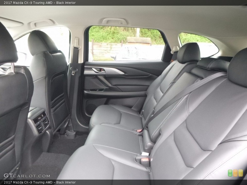Black Interior Rear Seat for the 2017 Mazda CX-9 Touring AWD #120000072