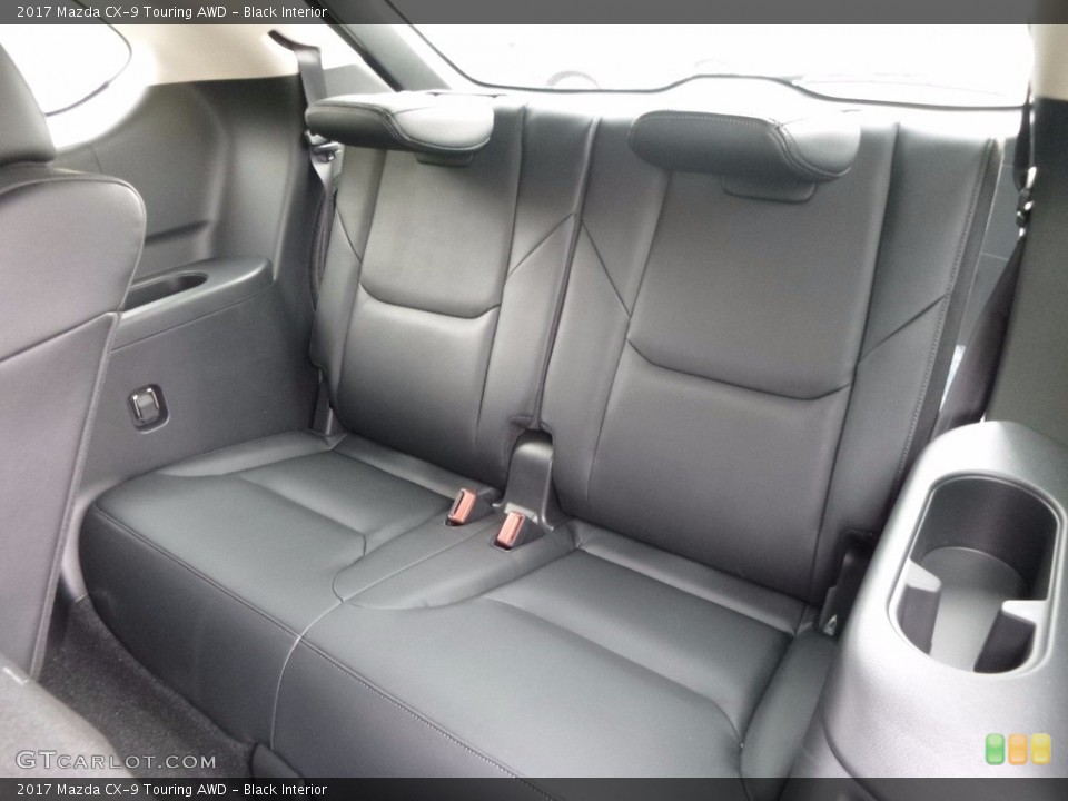 Black Interior Rear Seat for the 2017 Mazda CX-9 Touring AWD #120000093
