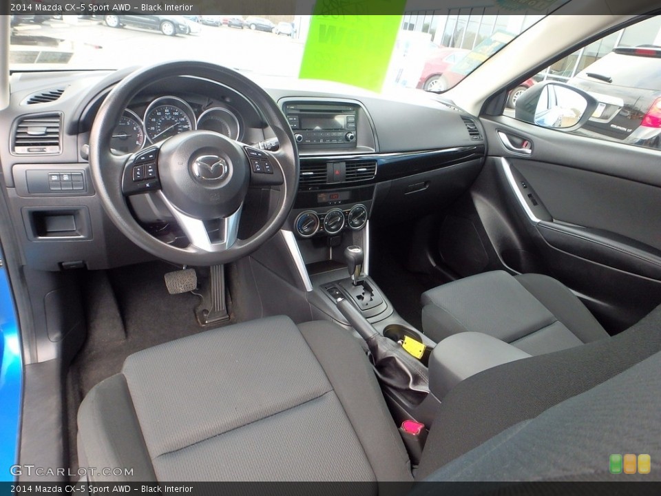 Black Interior Front Seat for the 2014 Mazda CX-5 Sport AWD #120002640