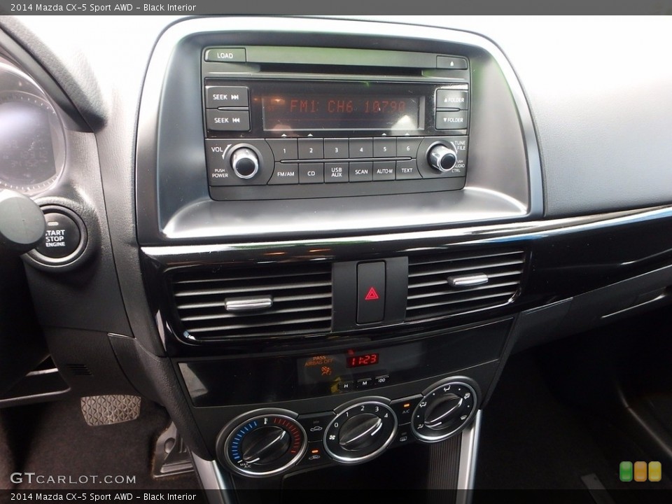 Black Interior Controls for the 2014 Mazda CX-5 Sport AWD #120002793