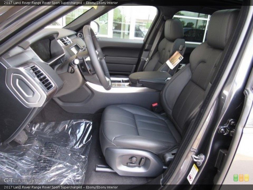 Ebony/Ebony Interior Front Seat for the 2017 Land Rover Range Rover Sport Supercharged #120003855