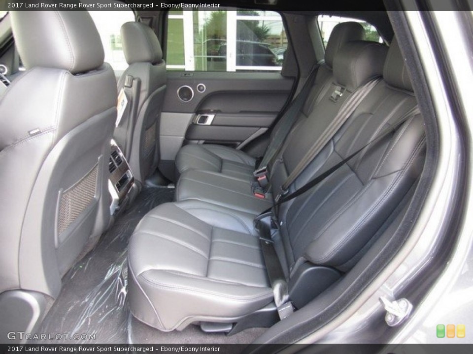 Ebony/Ebony Interior Rear Seat for the 2017 Land Rover Range Rover Sport Supercharged #120003891