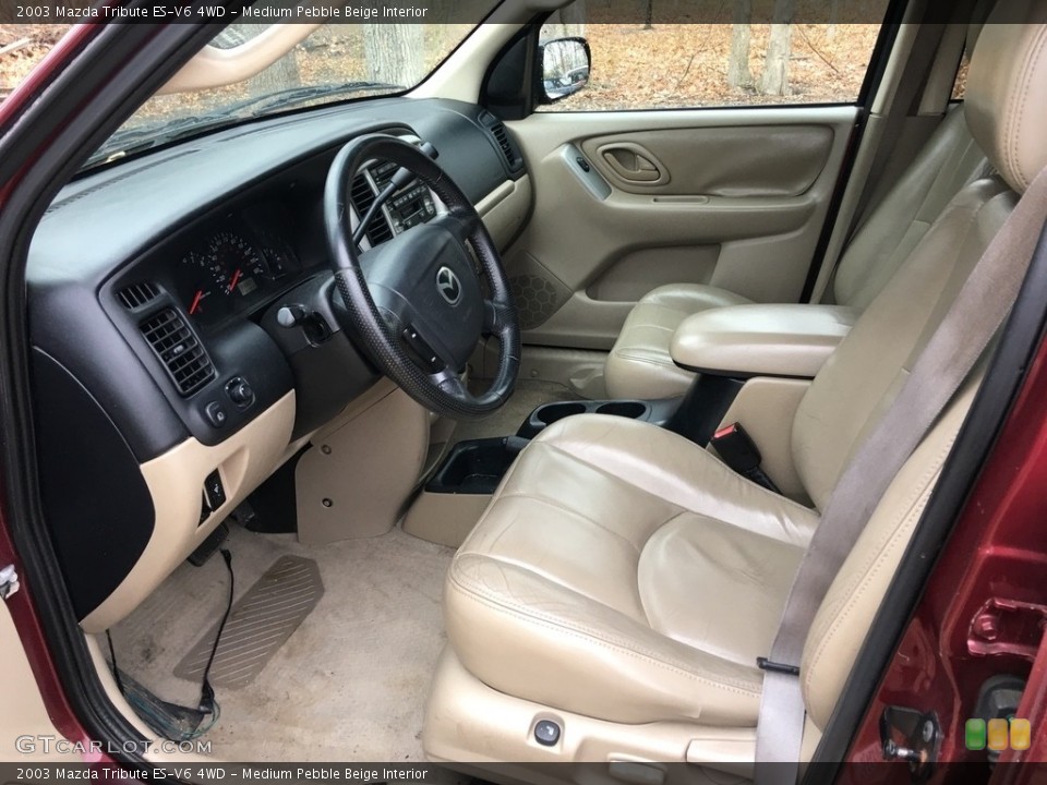 Medium Pebble Beige Interior Photo for the 2003 Mazda Tribute ES-V6 4WD #120007458