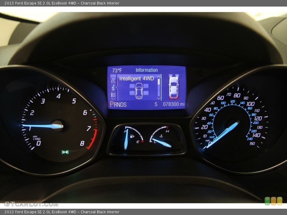 Charcoal Black Interior Gauges for the 2013 Ford Escape SE 2.0L EcoBoost 4WD #120010368