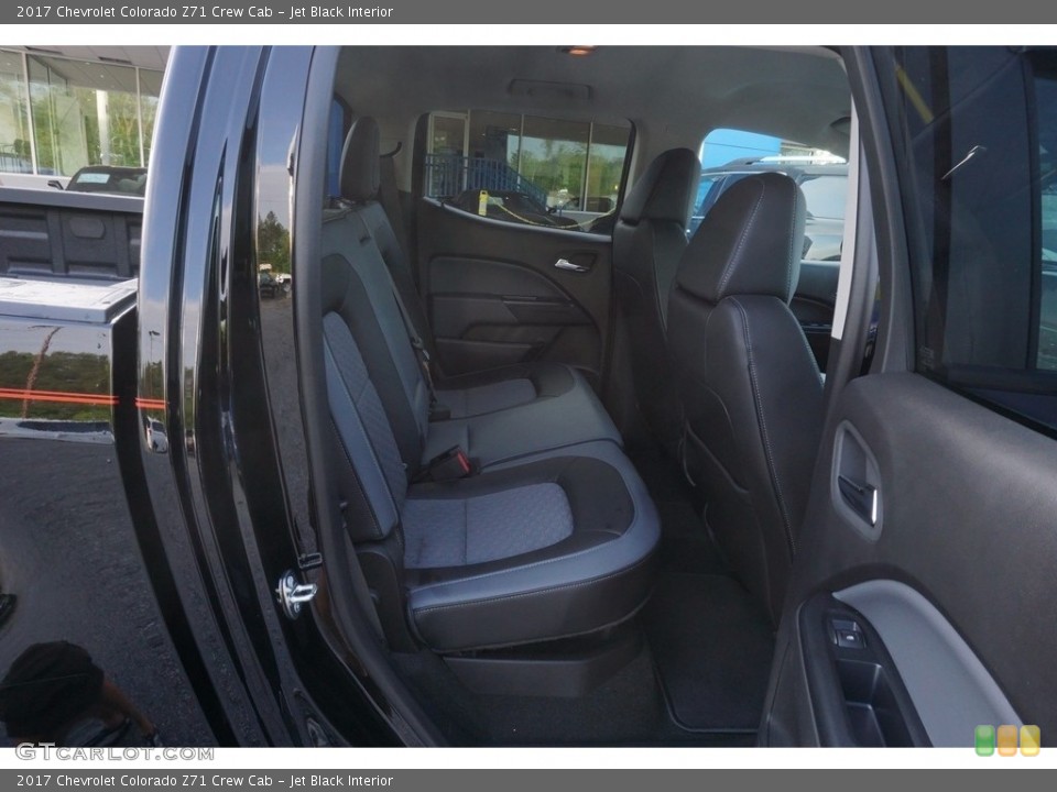 Jet Black Interior Rear Seat for the 2017 Chevrolet Colorado Z71 Crew Cab #120012651
