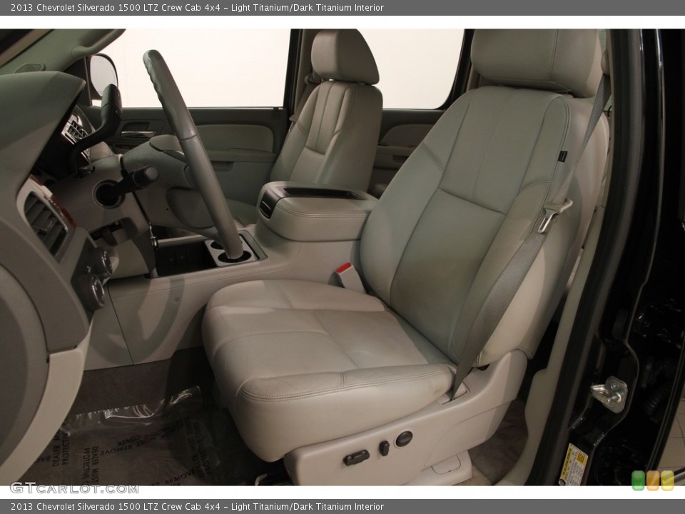 Light Titanium/Dark Titanium Interior Photo for the 2013 Chevrolet Silverado 1500 LTZ Crew Cab 4x4 #120013429