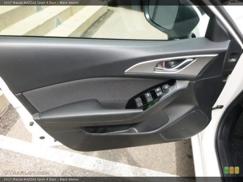 Black Interior Door Panel for the 2017 Mazda MAZDA3 Sport 4 Door #120014508