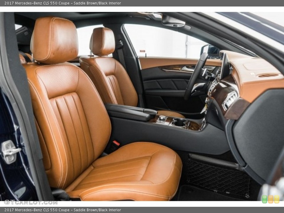 Saddle Brown/Black Interior Photo for the 2017 Mercedes-Benz CLS 550 Coupe #120016149