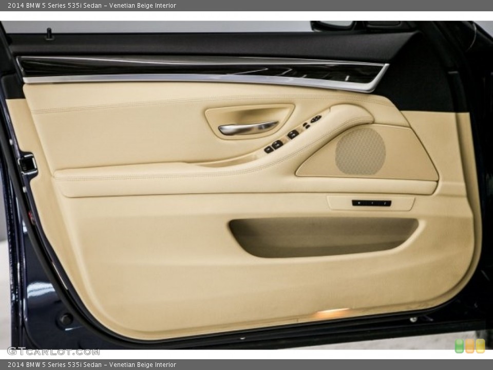 Venetian Beige Interior Door Panel for the 2014 BMW 5 Series 535i Sedan #120017637