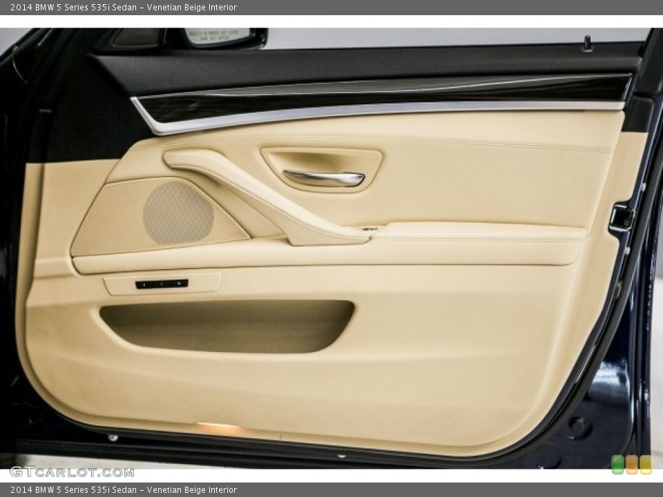 Venetian Beige Interior Door Panel for the 2014 BMW 5 Series 535i Sedan #120017649