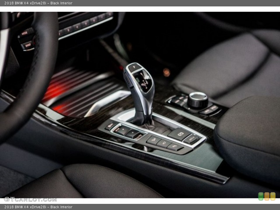 Black Interior Transmission for the 2018 BMW X4 xDrive28i #120017718