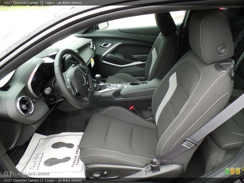 Jet Black Interior Front Seat for the 2017 Chevrolet Camaro LT Coupe #120026916