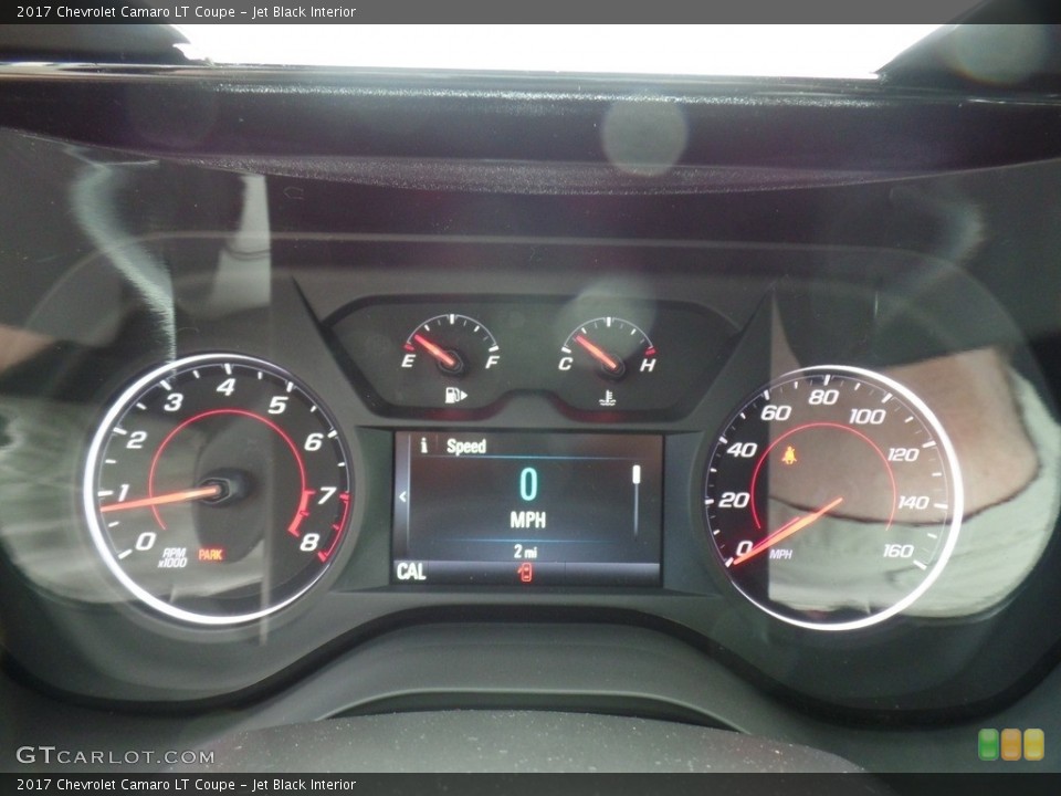 Jet Black Interior Gauges for the 2017 Chevrolet Camaro LT Coupe #120027081