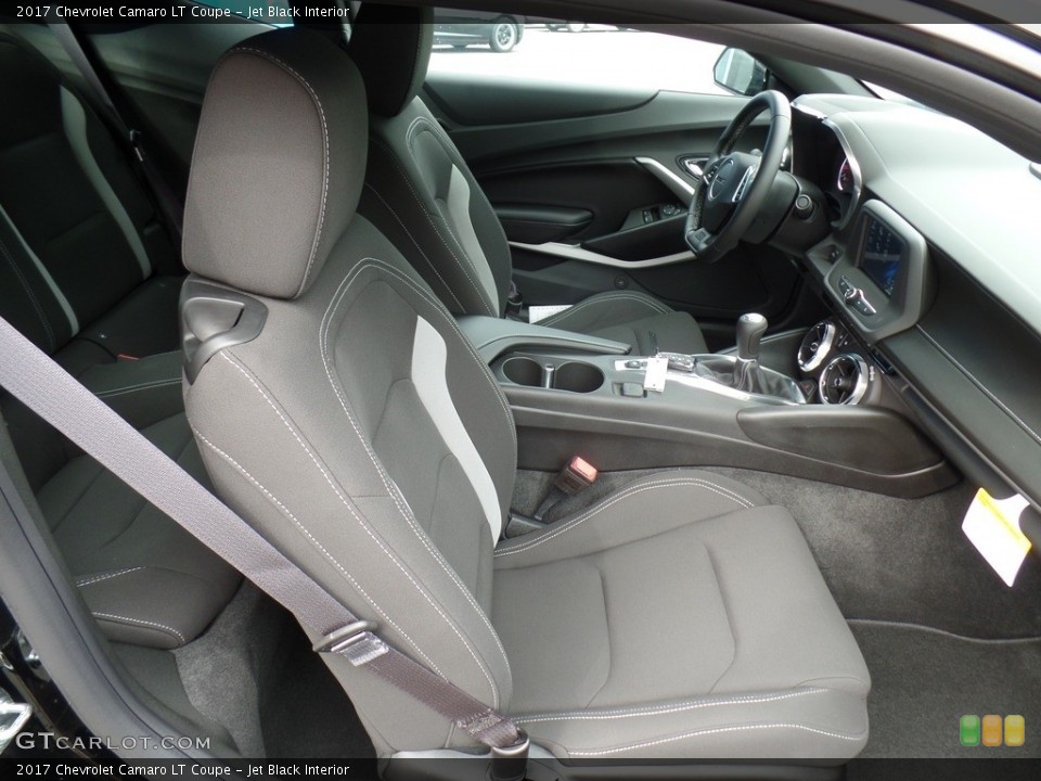 Jet Black Interior Front Seat for the 2017 Chevrolet Camaro LT Coupe #120027555
