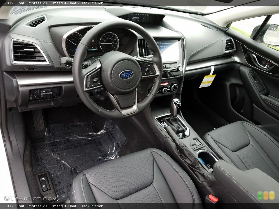 Black Interior Photo for the 2017 Subaru Impreza 2.0i Limited 4-Door #120033855