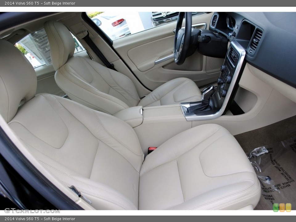 Soft Beige Interior Front Seat for the 2014 Volvo S60 T5 #120035847