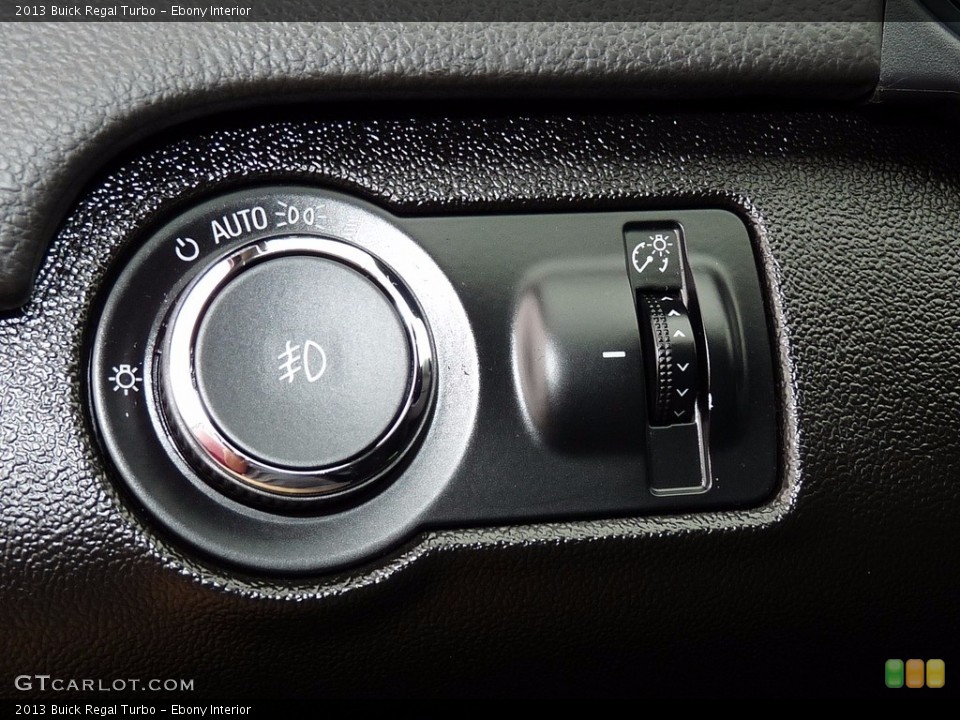 Ebony Interior Controls for the 2013 Buick Regal Turbo #120037143