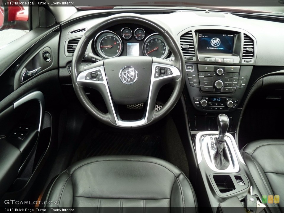 Ebony Interior Dashboard for the 2013 Buick Regal Turbo #120037167