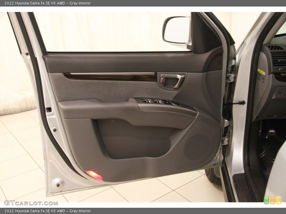 Gray Interior Door Panel for the 2012 Hyundai Santa Fe SE V6 AWD #120042252