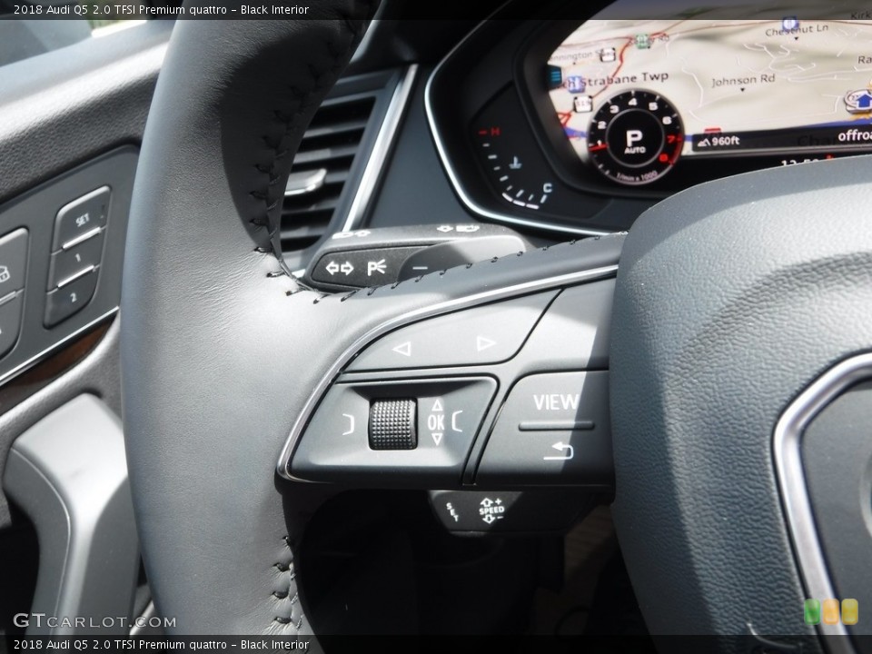 Black Interior Controls for the 2018 Audi Q5 2.0 TFSI Premium quattro #120042267