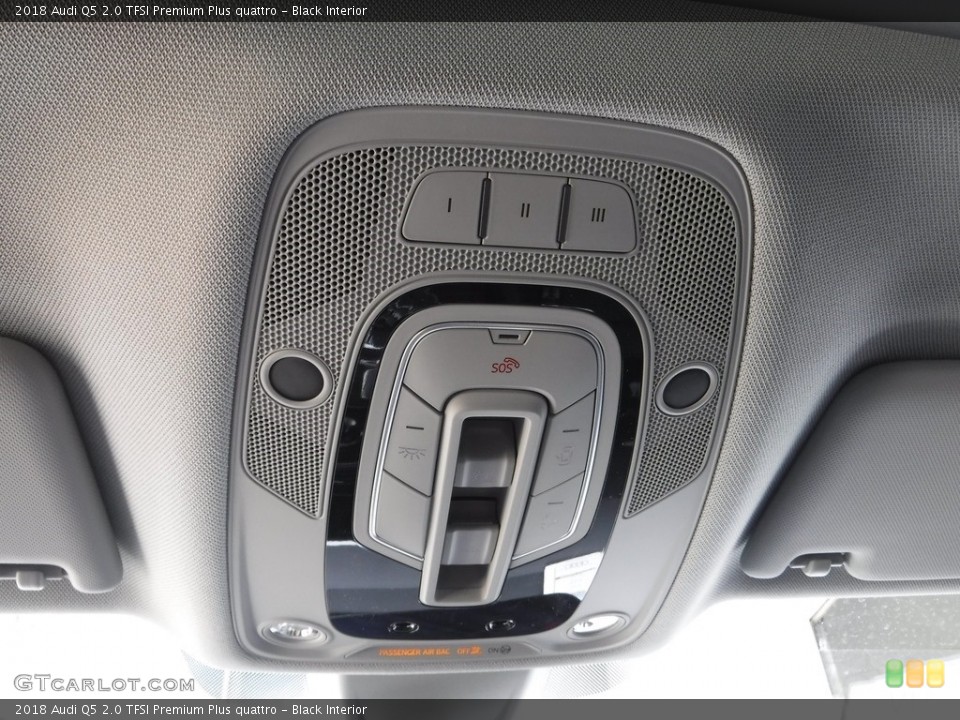 Black Interior Controls for the 2018 Audi Q5 2.0 TFSI Premium Plus quattro #120043270