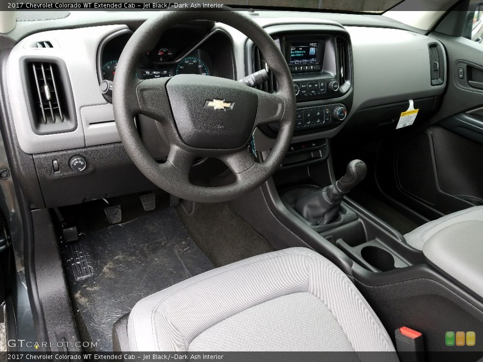 Jet Black/­Dark Ash Interior Prime Interior for the 2017 Chevrolet Colorado WT Extended Cab #120045780