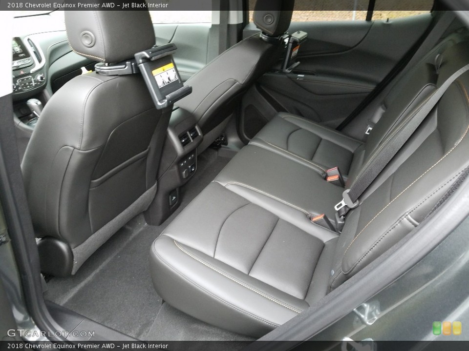 Jet Black Interior Rear Seat for the 2018 Chevrolet Equinox Premier AWD #120047076