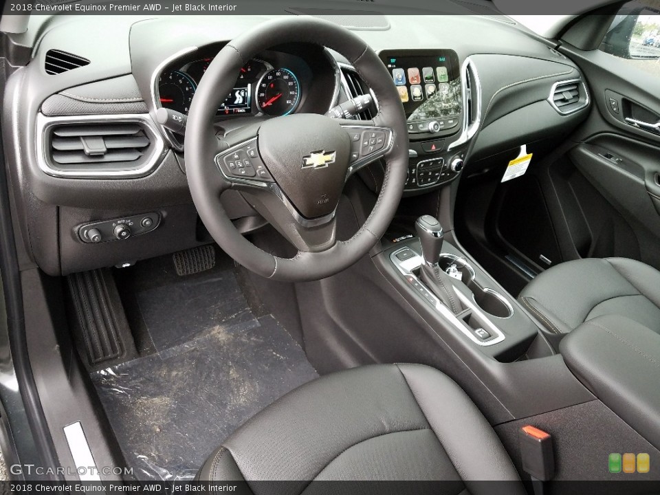 Jet Black Interior Photo for the 2018 Chevrolet Equinox Premier AWD #120047115
