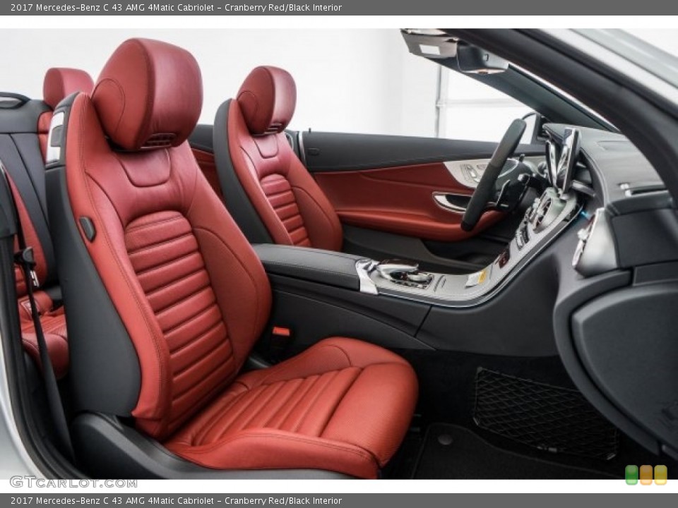 Cranberry Red/Black Interior Photo for the 2017 Mercedes-Benz C 43 AMG 4Matic Cabriolet #120047331