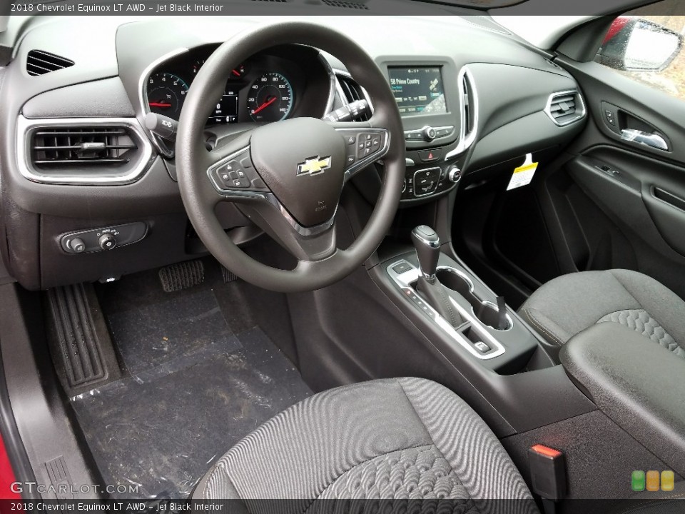 Jet Black Interior Photo for the 2018 Chevrolet Equinox LT AWD #120047451