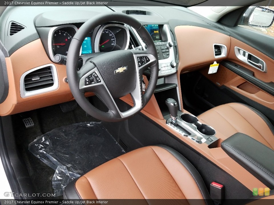 Saddle Up/Jet Black 2017 Chevrolet Equinox Interiors