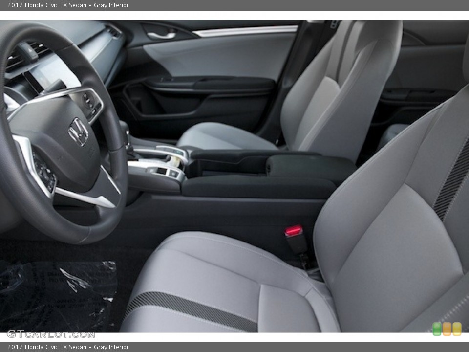 Gray Interior Photo for the 2017 Honda Civic EX Sedan #120053163
