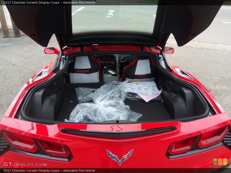Adrenaline Red Interior Trunk for the 2017 Chevrolet Corvette Stingray Coupe #120058146