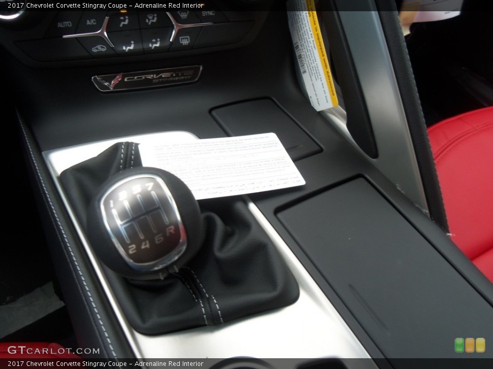 Adrenaline Red Interior Transmission for the 2017 Chevrolet Corvette Stingray Coupe #120058353