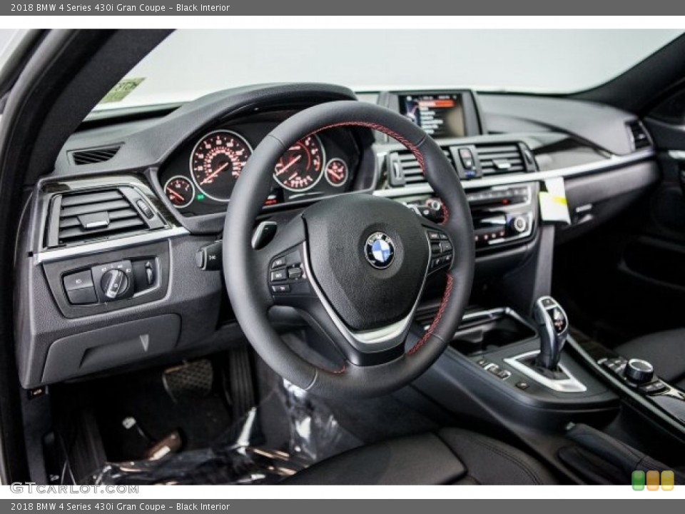 Black Interior Dashboard for the 2018 BMW 4 Series 430i Gran Coupe #120060762