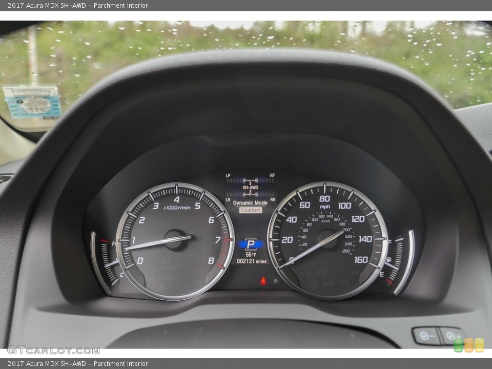 Parchment Interior Gauges for the 2017 Acura MDX SH-AWD #120064180