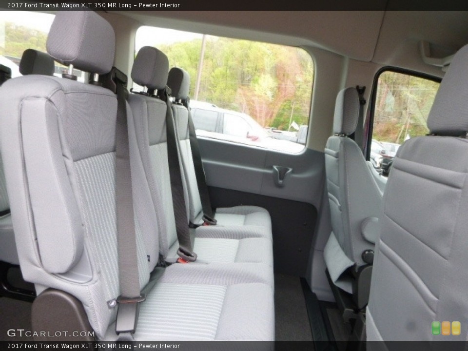 Pewter Interior Rear Seat for the 2017 Ford Transit Wagon XLT 350 MR Long #120065570
